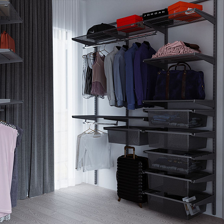 Особенности шведских систем хранения для гардеробных